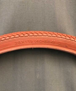 Pneumatiques Pour Cycles 26x1 1/2 650x35B Tringle Rigide - ETRTO 40-584 Rouge Brique -Pneumatiques pour cycles boutique 26x1 12 650x35b tringle rigide etrto 40 584 rouge bricke