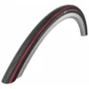 Pneumatiques Pour Cycles 700x23c, Schwalbe LUGANO HS471 Rouge, Tringle Souple - ETRTO 23-622