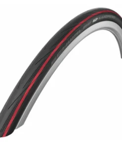 Pneumatiques Pour Cycles 700x23c, Schwalbe LUGANO HS471 Rouge, Tringle Souple - ETRTO 23-622